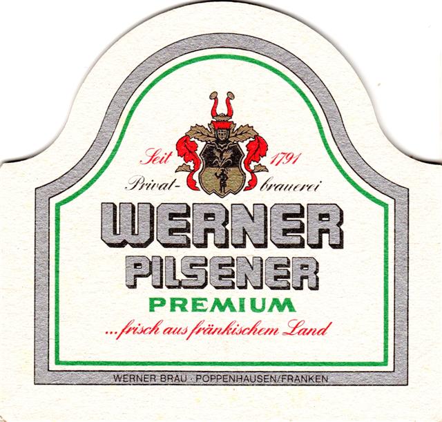 poppenhausen sw-by werner bierwoche 6a (sofo190-silberner rahmen) 